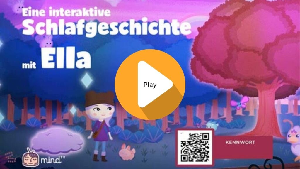 eine interaktive einschlafgeschickte mit ella von mindtv der visualisierung